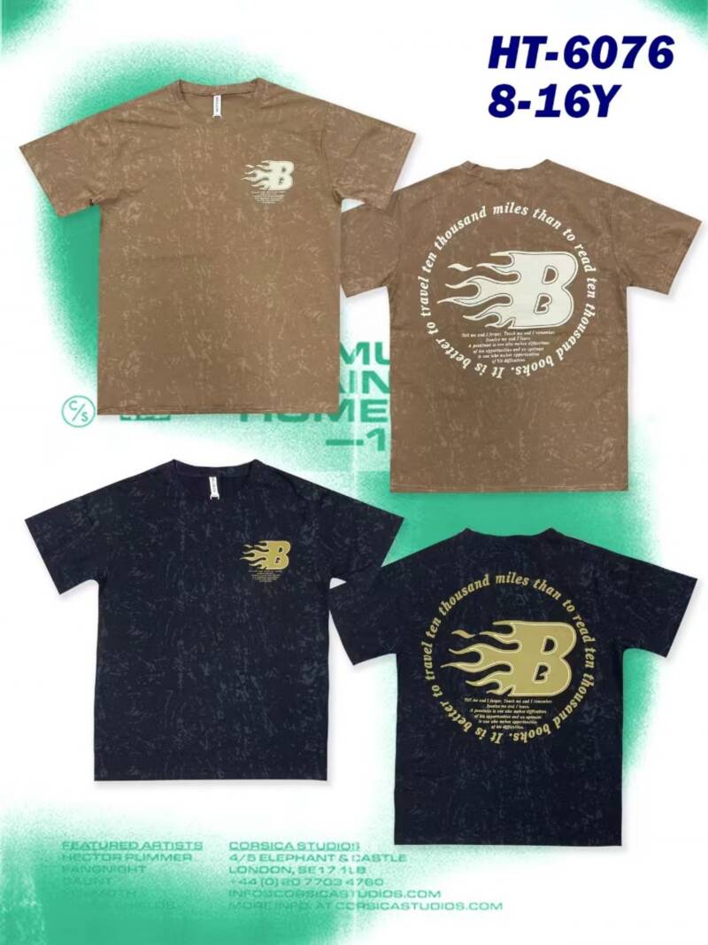 Bluzka chłopięcy. Roz 8-16. 1 Kolor Paczka 5 szt. 1